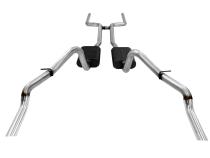 American Thunder Crossmember-Back Exhaust System Fits 1969 Chevrolet Camaro &amp;amp; Pontiac Firebird With V8 Engine 2.50 Inch Stainless Steel Aggressive To Moderate Sound Flowmaster
