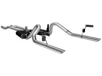 American Thunder Crossmember-Back Exhaust System Fits 1964-1966 Mustang, 2.50-Inch Stainless Steel System Aggressive To Moderate Sound Flowmaster