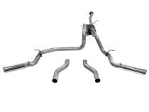 American Thunder Cat-Back Exhaust System 1999-2007* (2007 Classic Only) Silverado/Sierra 1500 4.3L, 4.8L, 5.3L Engine, Extended Cab/Short Bed. Stainless Steel Aggressive To Moderate Sound Flowmaster