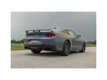 Outlaw Axle-Back Exhaust System Fits 2024-2026 Ford Mustang Gt 5.0-Liter And Ecoboost 2.3-Liter, Outlaw Axle-Back 3.0-Inch Stainless Steel Exhaust System, 4.0-Inch Black Quad Tips With Valves Flowmaster