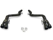Outlaw Axle-Back Exhaust System Fits 2024-2026 Ford Mustang Gt 5.0-Liter And Ecoboost 2.3-Liter, Outlaw Axle-Back 3.0-Inch Stainless Steel Exhaust System, 4.0-Inch Black Quad Tips With Valves Flowmaster