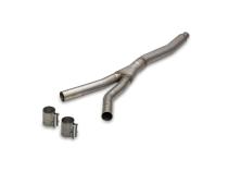 Scavenger Y-Pipe Kit Fits 2024-2026 Ford Mustang 2.3-Liter Ecoboost Engines, Stainless Steel Scavenger Y-Pipe Flowmaster