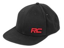 Rough Country Flat Bill Hat Black Rough Country
