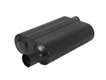 Super 44 Series Chambered Muffler Super 44 Series Stainless Steel 2.25 Offset In 2.25 Offset Out Aggressive Sound Flowmaster