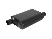 Super 44 Series Chambered Muffler Super 44 Series Stainless Steel 2.25 Offset In 2.25 Offset Out Aggressive Sound Flowmaster