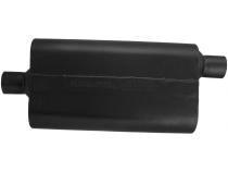 50 Series Delta Flow Chambered Muffler 50 Delta Flow Stainless Steel 2.25 Center In 2.25 Offset Out Moderate Sound Flowmaster