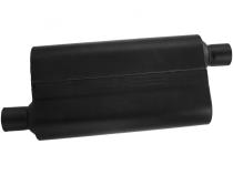 40 Series Delta Flow Chambered Muffler 40 Delta Flow Stainless Steel 2.50 Offset In 2.50 Offset Out Aggressive Sound Flowmaster