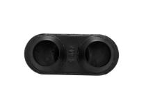 Super 44 Series Chambered Muffler Super 44 Series Stainless Steel 2.5 In (D) / 3.0 Out Center Aggressive Sound Flowmaster