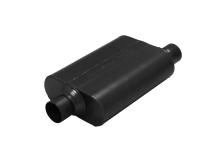 Super 44 Series Chambered Muffler Super 44 Series Stainless Steel 2.50 Inch Center In/2.50 Inch Offset Out -Aggressive Sound Flowmaster