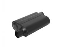 Super 44 Series Chambered Muffler Super 44 Series Stainless Steel 2.50 Offset In 2.50 Offset Out Aggressive Sound Flowmaster