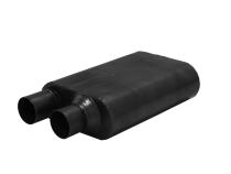 80 Series Chambered Muffler 80 Series Crossflow Stainless Steel -2.50 In Out Same Side Out-Moderate/Aggressive Sound Flowmaster