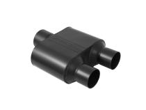 Super 10 Series Chambered Muffler Super 10 Series Stainless Steel 3.00 Center In 2.50 Dual Out Aggressive Sound Flowmaster