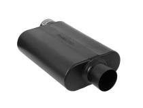 40 Series Delta Flow Chambered Muffler 40 Delta Flow Stainless Steel 3.00 Offset In 3.00 Center Out Aggressive Sound Flowmaster