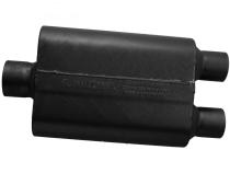 Super 44 Series Chambered Muffler Super 44 Series Stainless Steel 3.00 Center In 2.50 Dual Out Aggressive Sound Flowmaster