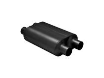 Super 40 Series Chambered Muffler Super 40 Stainless Steel 2.50 Dual In 2.50 Dual Out Aggressive Sound Flowmaster