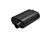 Super 40 Series Chambered Muffler Super 40 Stainless Steel 2.50 Offset In 2.50 Offset Out Aggressive Sound Flowmaster