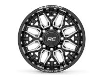 86 Series Wheel One-Piece Gloss Black 22x10 6x5.5 -25mm Rough Country