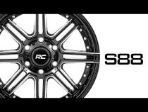 88 Series Wheel One-Piece Gloss Black 17x8.5 6x5.5 -12mm Rough Country