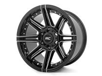 88 Series Wheel One-Piece Gloss Black 17x8.5 5x4.5 -12mm Rough Country
