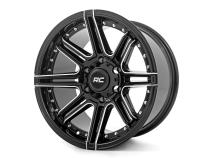88 Series Wheel One-Piece Gloss Black 20x10 8x170 -19mm Rough Country