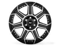 89 Series Wheel One-Piece Black Machined Gun Metal 20x10 6x5.5 -25mm Rough Country