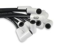 Spark Plug Wire Set Chevy Small Block With Hei 75-86 Wires Under Valve Cover Custom Fit Extreme Heat Ceramic Boot Spark Plug Wire Set ACCEL