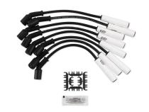 Spark Plug Wire Set Extreme 9000 Ceramic Boot Custom Fit Extreme Heat Ceramic Boot Wire Sets 12 Direct Fit For 2014+ Gen 5 Lt1/Lt4 Based Engines Corvette/Camaro/Truck/Suv ACCEL