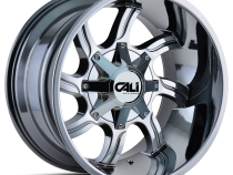 Cast Aluminum Wheels Twisted 9102 CH 22x12 Chrome 6 On 135/6 On139.7 Bolt Pattern -44 Offset Cali Offroad Wheels