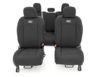 Seat Covers Front and Rear w/ Cup Holder 20-Up Jeep Gladiator JT Rough Country