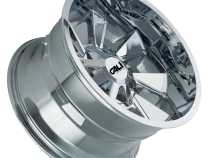 Cast Aluminum Wheels Distorted 9106 CH 24x12 Chrome 6 On 135/6 On139.7 Bolt Pattern -44 Offset Cali Offroad Wheels