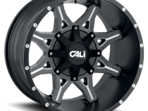 Cast Aluminum Wheels Obnoxious 9107 SB 20x9 Milled Spokes Satin Black 5 On 127/5 On139.7 Bolt Pattern 18 Offset Cali Offroad Wheels