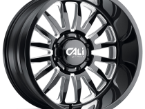 Cast Aluminum Wheels Summit 9110 GB-M 26x14 Milled Spokes Gloss Black 6 On 135 Bolt Pattern -76 Offset Cali Offroad Wheels
