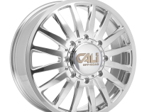 Dually Wheels Summit Dually 9110D PO 20x8.25 Milled Spokes Polished 8 On 165.1 Bolt Pattern 115 Offset Cali Offroad Wheels
