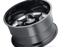 Cast Aluminum Wheels Sevenfold 9111 GB 22x12 Milled Spokes Gloss Black 6 On 135 Bolt Pattern -51 Offset Cali Offroad Wheels
