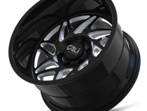 Cast Aluminum Wheels Gemini 9112 GB 24x14 Milled Spokes Gloss Black 6 On 139.7 Bolt Pattern -76 Offset Cali Offroad Wheels