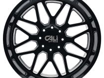 Cast Aluminum Wheels Invader 9115 GB-M 28x12 Milled Gloss Black 6 On 135 Bolt Pattern -44 Offset Cali Offroad Wheels