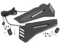 Honda Front Bumper Panels w/ 6.0 Inch LED Light Bars 16-20 Pioneer 1000 w/ Factory Stinger Rough Country