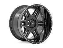 92 Series Wheel Machined One-Piece Gloss Black 20x12 6x135 -44mm Rough Country
