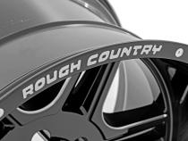 92 Series Wheel Machined One-Piece Gloss Black 22x12 8x180 -44mm Rough Country