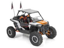 Polaris LED Whip Light Roll Cage Mounting Kit w/ LED Light Whips RZR 1000XP Turbo Rough Country