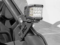 Polaris Dual LED Cube Kit w/ Black Series White DRL 20-21 Polaris RZR PRO XP Rough Country
