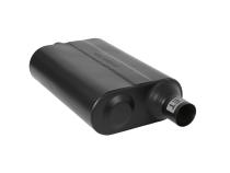 40 Series Delta Flow Chambered Muffler 40 Delta Flow 2.00 Offset In 2.00 Center Out Aggressive Sound Flowmaster