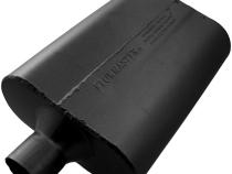 40 Series Delta Flow Chambered Muffler 40 Delta Flow 2.25 Center In 2.25 Offset Out Aggressive Sound Flowmaster