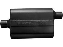 40 Series Delta Flow Chambered Muffler 40 Delta Flow 2.25 Center In 2.25 Offset Out Aggressive Sound Flowmaster