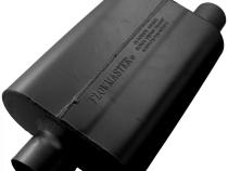 40 Series Delta Flow Chambered Muffler 40 Delta Flow 3.00 Center In 2.50 Dual Out Aggressive Sound Flowmaster
