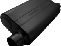 50 Series Delta Flow Chambered Muffler 50 Delta Flow 3.00 Offset In 2.50 Dual Out Moderate Sound Flowmaster