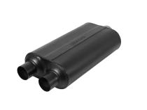 50 Series Hd Chambered Muffler 50 H.D 3.00 Center In 2.50 Dual Out Moderate Sound Flowmaster