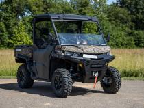 Front Bumper with 6 Inch Black Slimline LED Pair 16-22 Can-Am Defender Rough Country