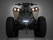 Winch Bumper 4500-Lb Winch Synthetic Rope 12-22 Can-Am Renegade 1000/Renegade 800R Rough Country