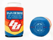 Beverage Coozie Black and Red Baja Designs